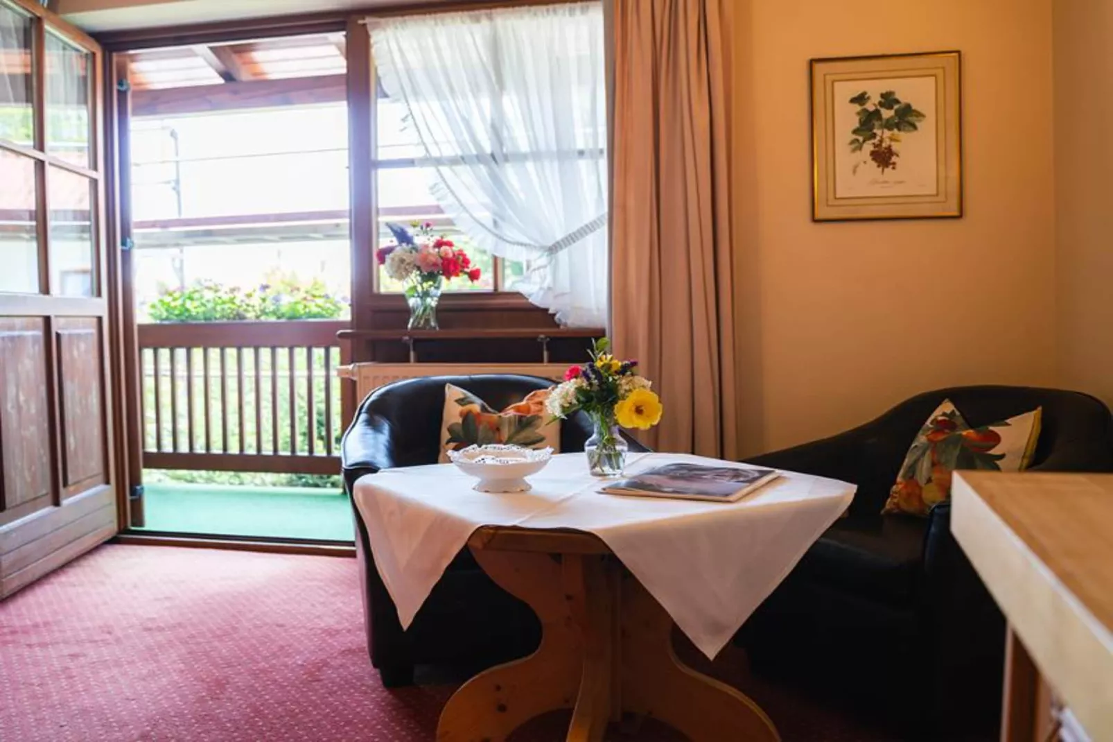 Sammareier Gutshof - Seniorsuite 70qm DG-Woonkamer