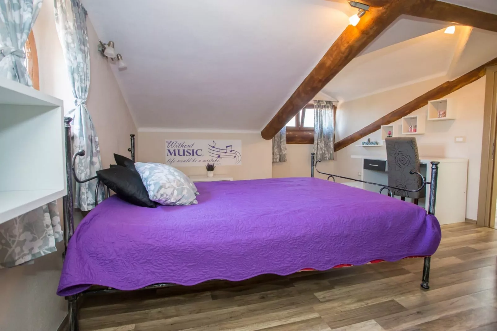 Apartments Andre Poreč - Two bedroom Apartment with Balcony and Pool (Emma)-Slaapkamer