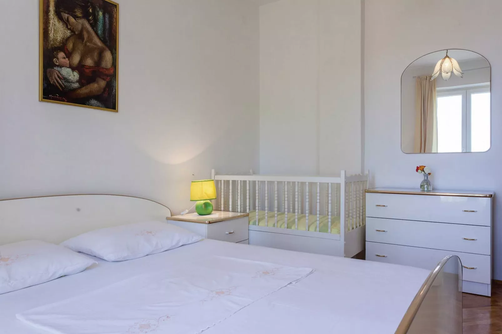 Apartments Ankora - Three bedroom apartment with terrace and sea view-Slaapkamer