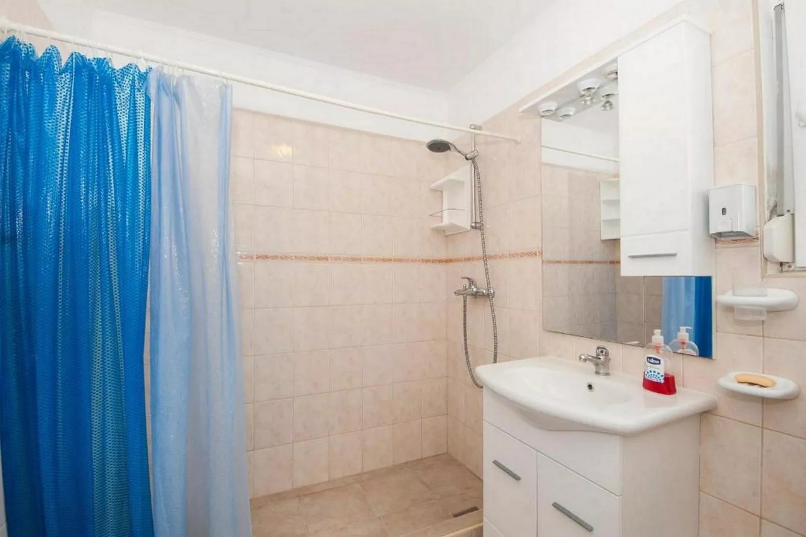 Bertie's Lodge - Two Bedroom Apartment with Terrace and Sea View(A1)-Badkamer