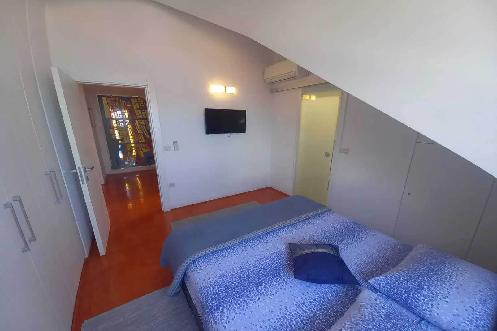 Apartment Iggy - Three Bedroom Apartment with Sea View and Terrace (A9) (ST)-Slaapkamer