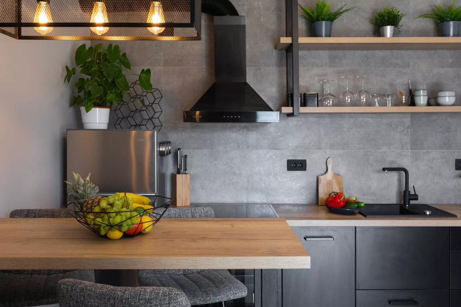 Holiday Home Diana - Five Bedroom House with Terrace and Sea View-Keuken