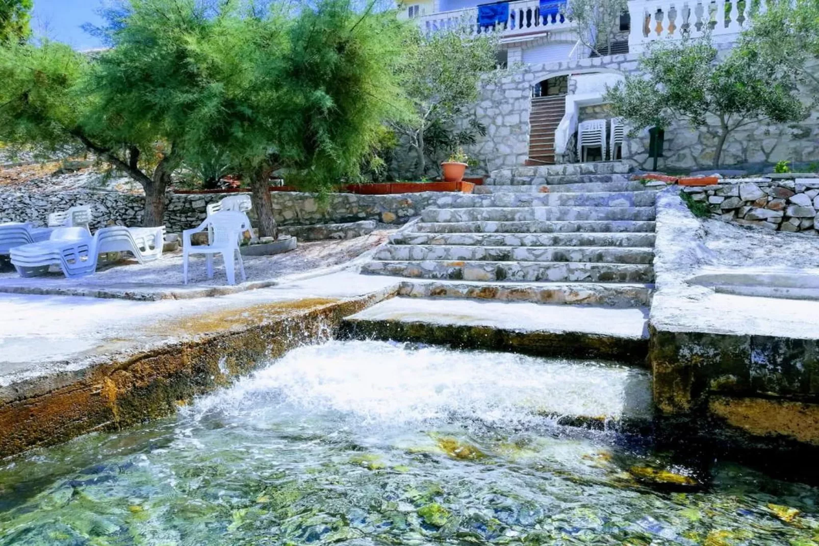 Apartments Marko - Three Bedroom Apartment with Terrace and Sea View (A6)-Buitenlucht