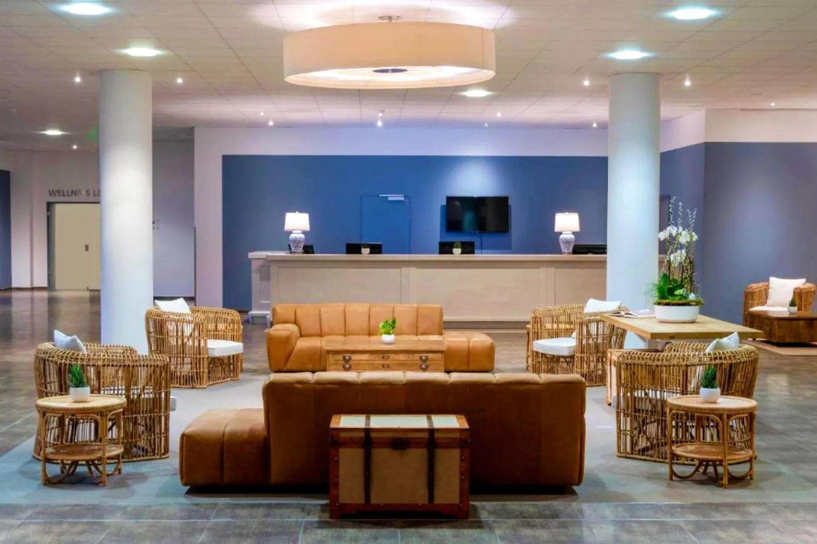 Hafendorf Superior Double Room with Lakeview Balcony-Hal-ontvangst