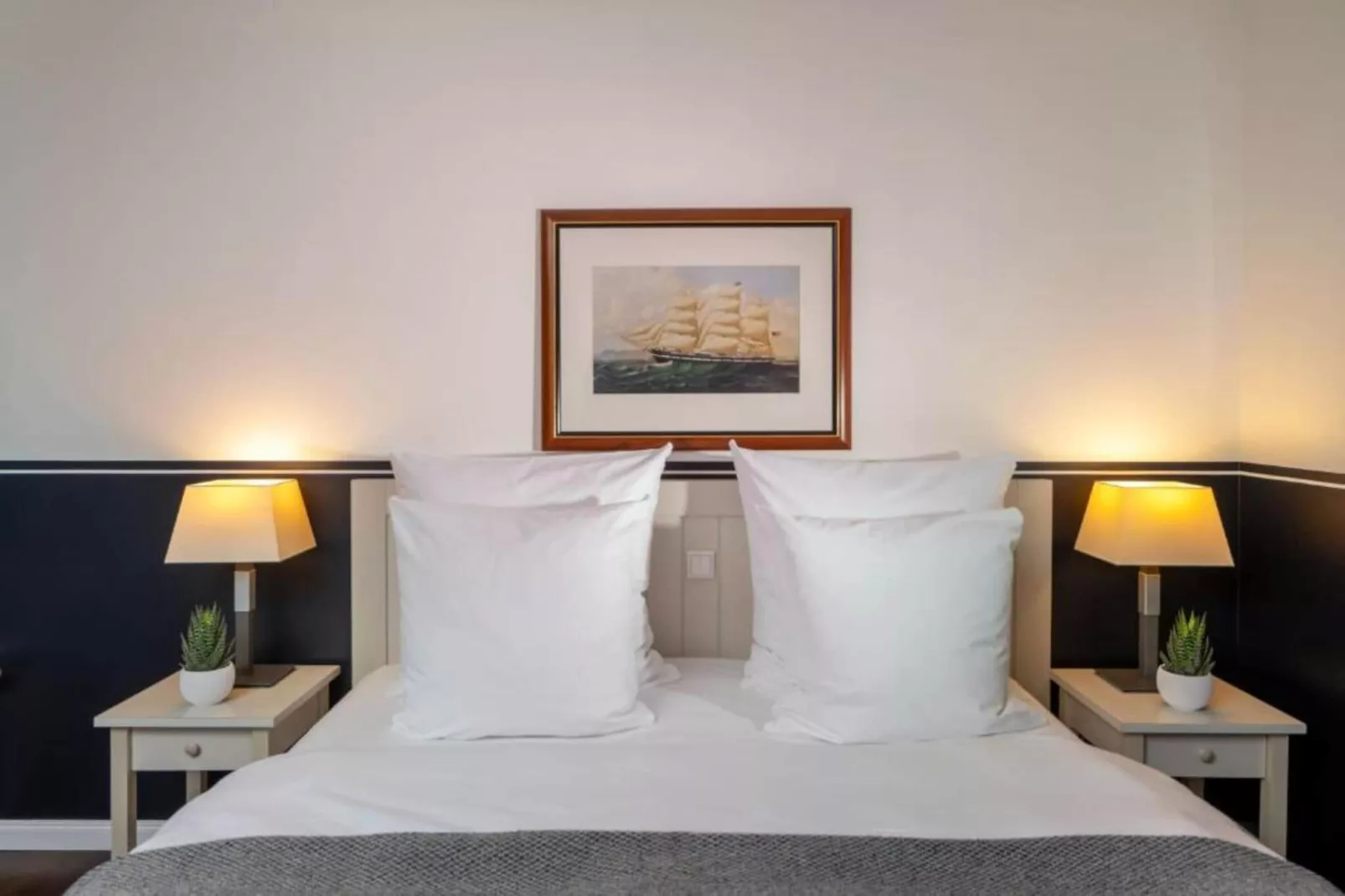 Hafendorf Standard Double Room-Slaapkamer