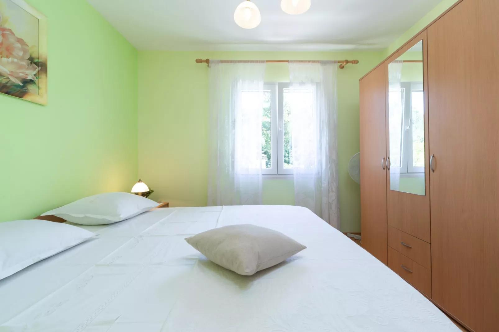 Holiday Home Diana - Two Bedroom Apartment with Terrace and Sea View-Slaapkamer