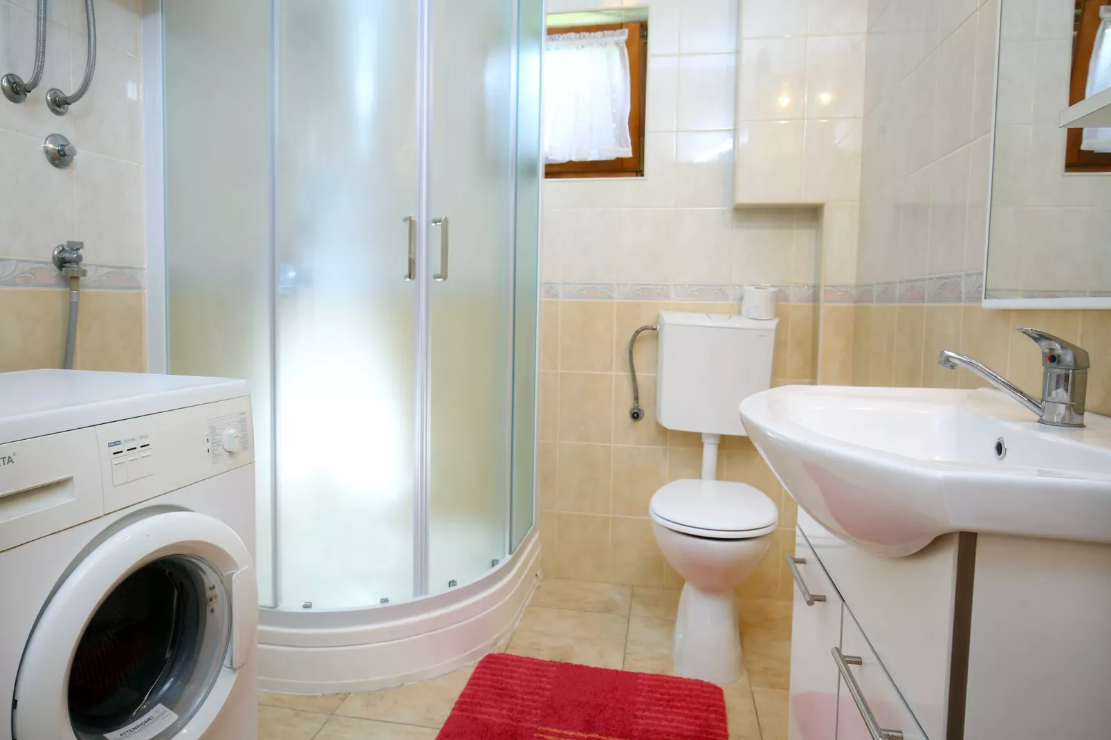 Apartments Boro - Two Bedroom Apartment with Sea View (A2)-Badkamer