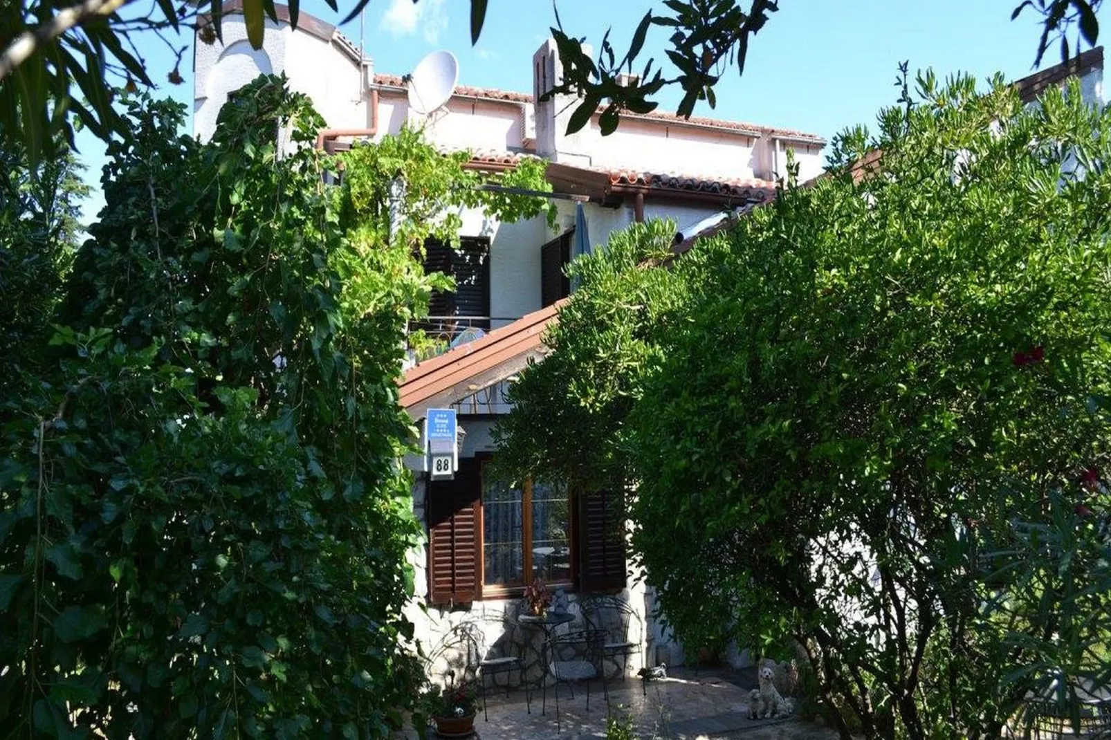 Apartments Oleander Selce- Two bedroom apartment with Balcony (2+2)-Buitenlucht