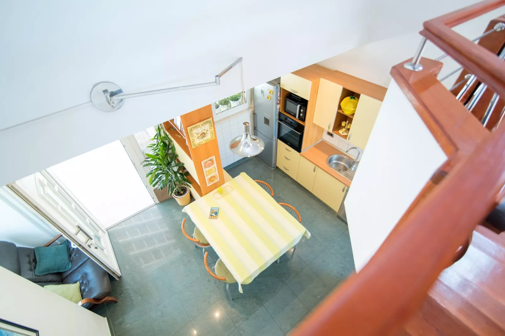 Apartments Vrandecic - One Bedroom Apartment with Gallery Room and Garden Terrace (LORETA) (ST)-Trap