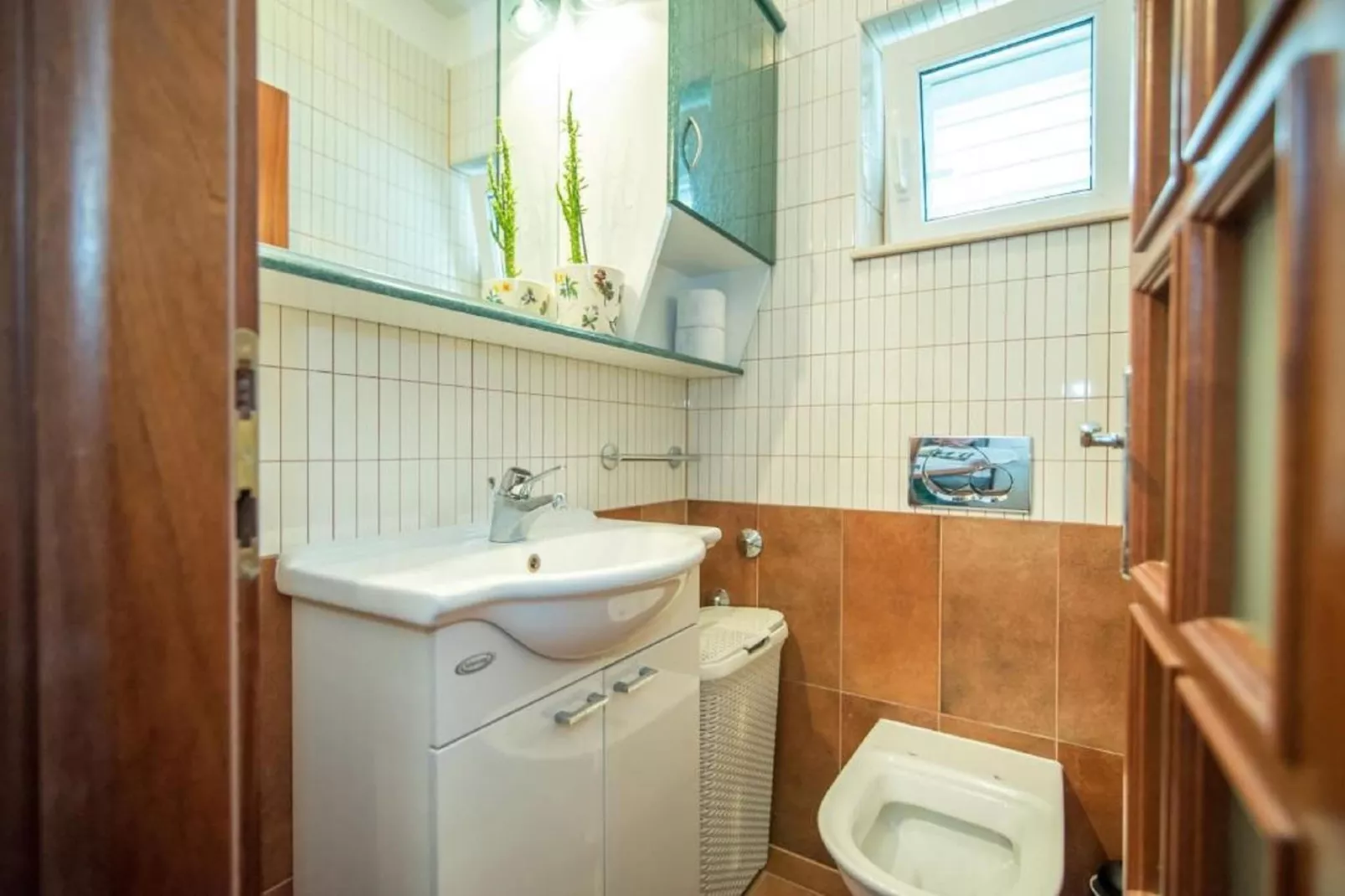 Three bedroom Apartment with terrace and sea view (Nera)-Badkamer