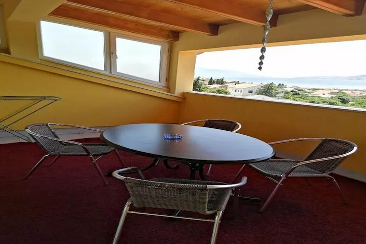 House Panorama - One Bedroom Apartment with Balcony and Sea View (Panoramahaus)-Terras