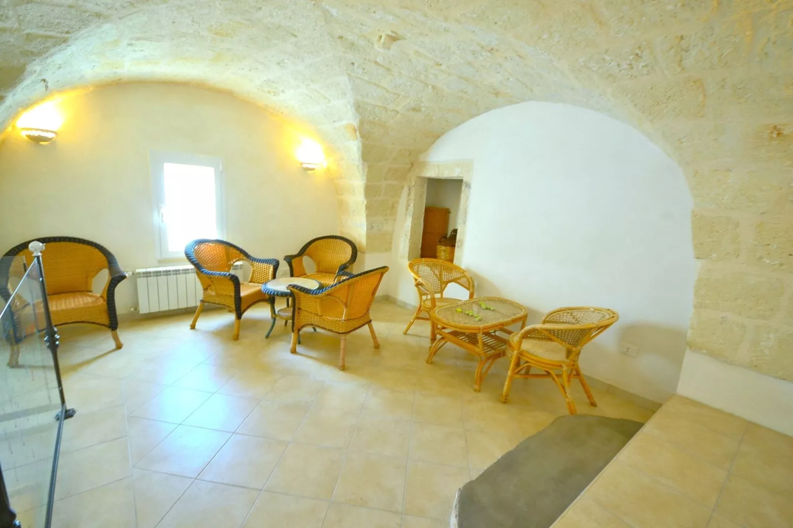 Palazzo Ostuni-Woonkamer
