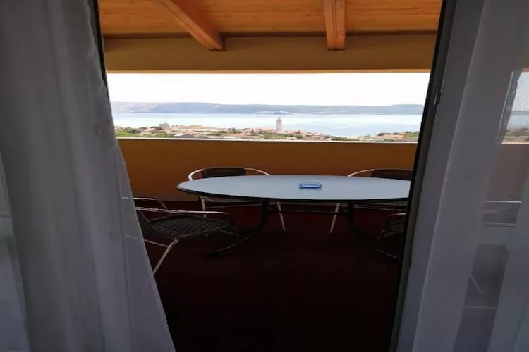 House Panorama - One Bedroom Apartment with Balcony and Sea View (Panoramahaus)-Terras