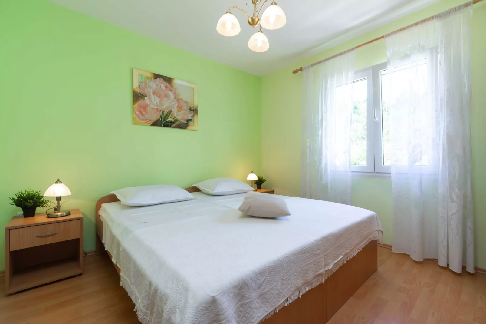 Holiday Home Diana - Five Bedroom House with Terrace and Sea View-Slaapkamer