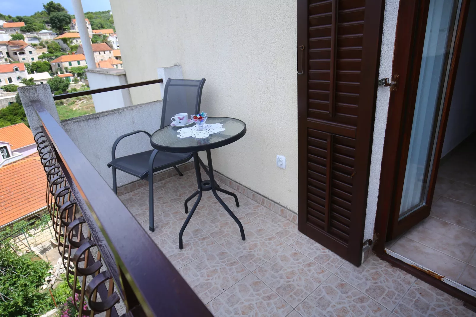 Apartments Boro - Two Bedroom Apartment with Sea View (A2)-Terras
