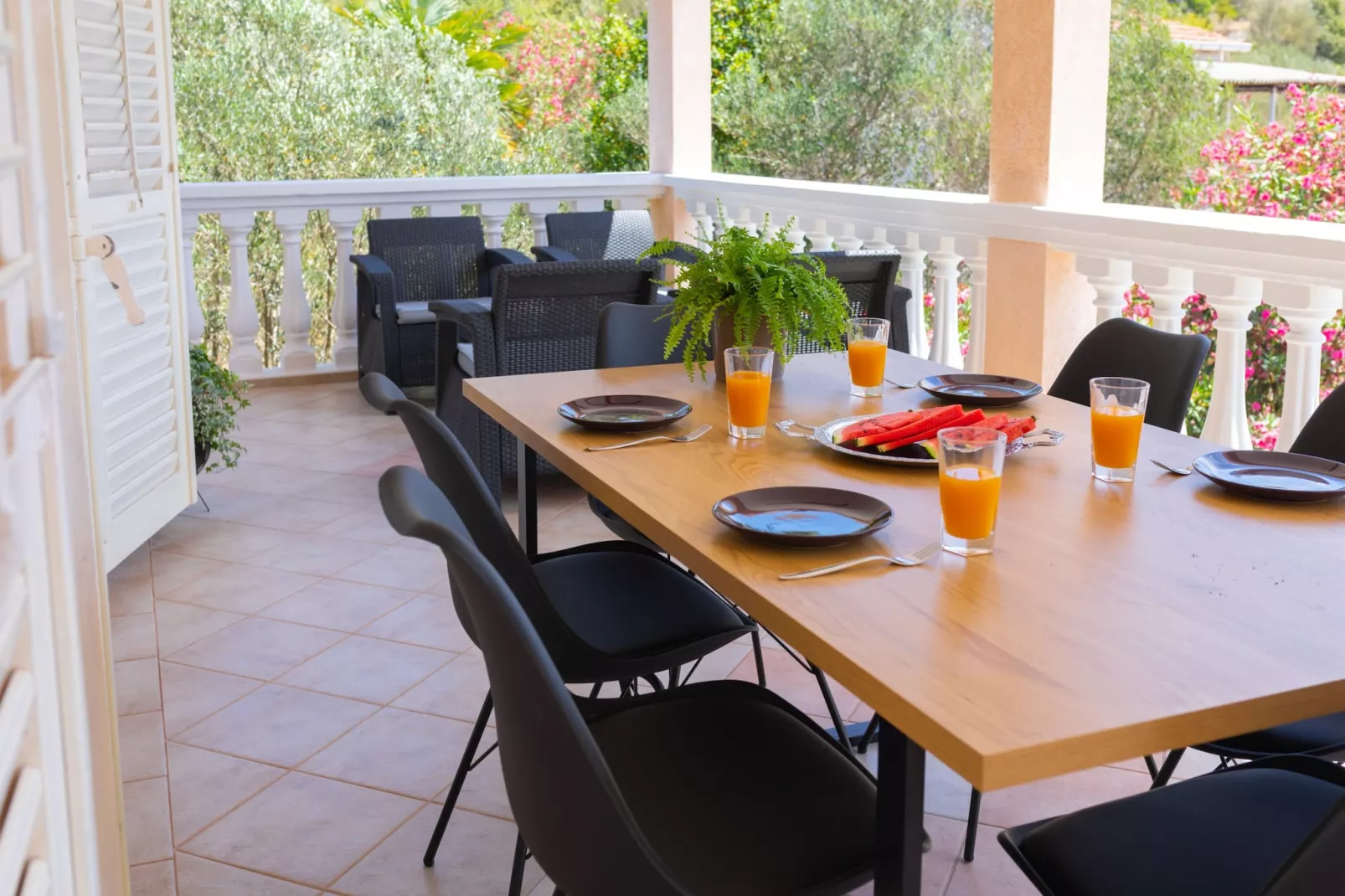 Holiday Home Diana - Two Bedroom Apartment with Terrace and Sea View-Terras