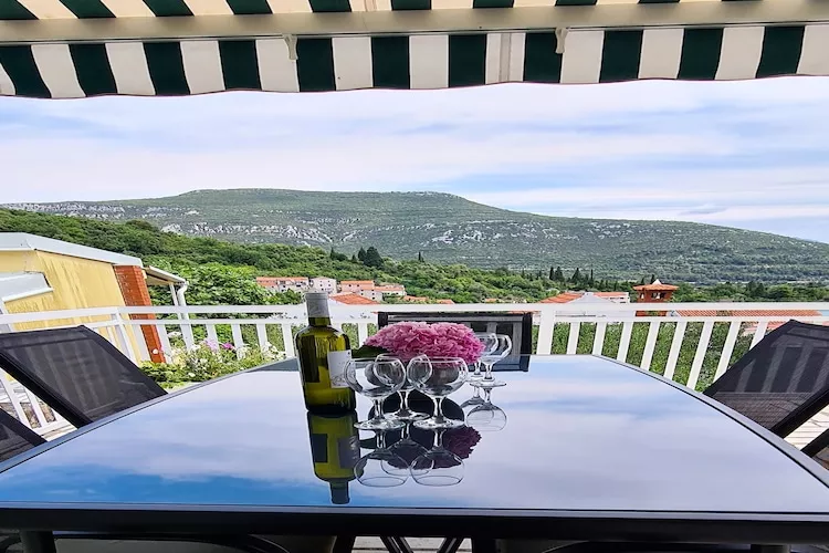 Holiday Home Gea - Three Bedroom Holiday Home with Terrace and Partial Sea View-Terrasbalkon