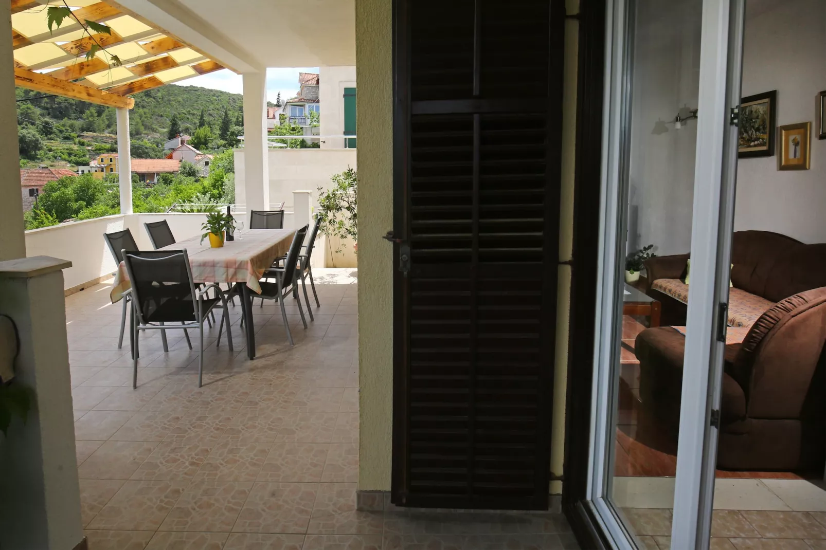 Apartments Boro - Three bedroom Apartment with Sea View (A1)-Terras