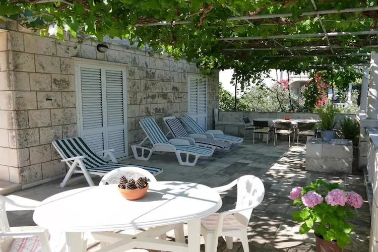 Apartment Kim- Two Bedroom Apartment with Terrace and Sea View-Terras