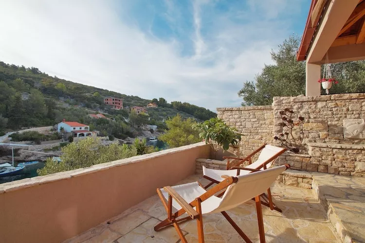 Stone House Mia - Two Bedroom Stone House with Terrace and Sea View-Terras