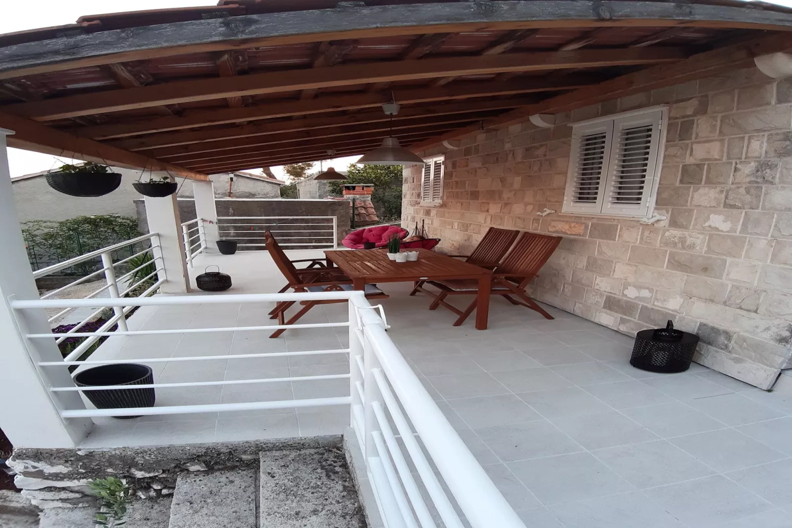 Holiday Home Magazin- One Bedroom Apartment with Terrace and Sea View-Buitenlucht