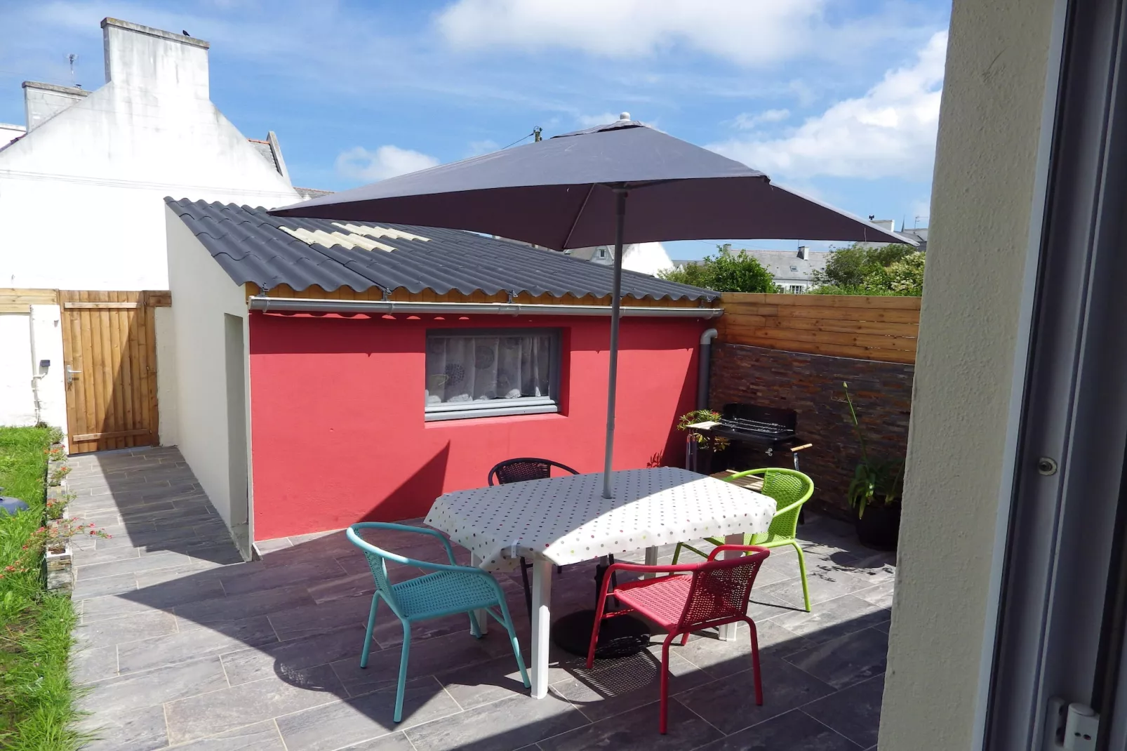 Doppelhaushälfte in St Pol de Leon-Terrasbalkon