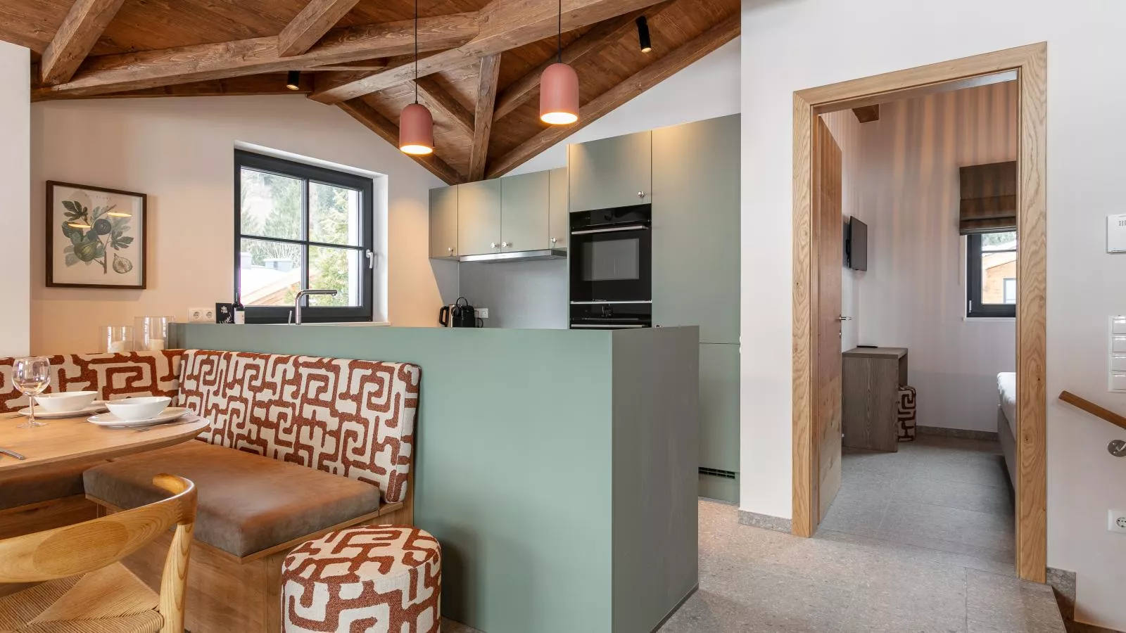 Tauernlodge Eben E1-Eetkamer