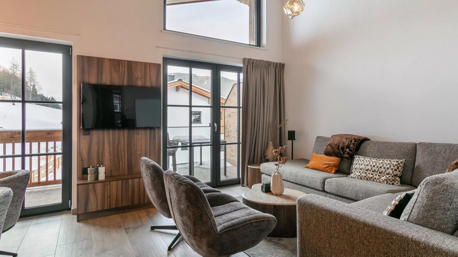 Tauernlodge Eben D4 - Woonkamer