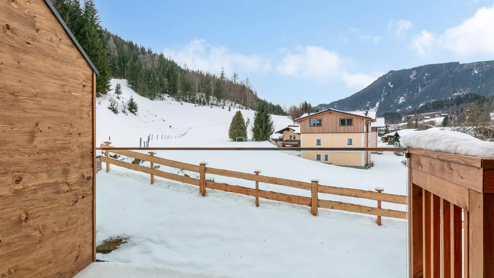 Tauernlodge Eben E1-Uitzicht winter