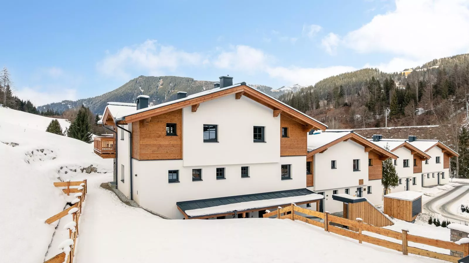 Tauernlodge Eben D4 - Uitzicht winter