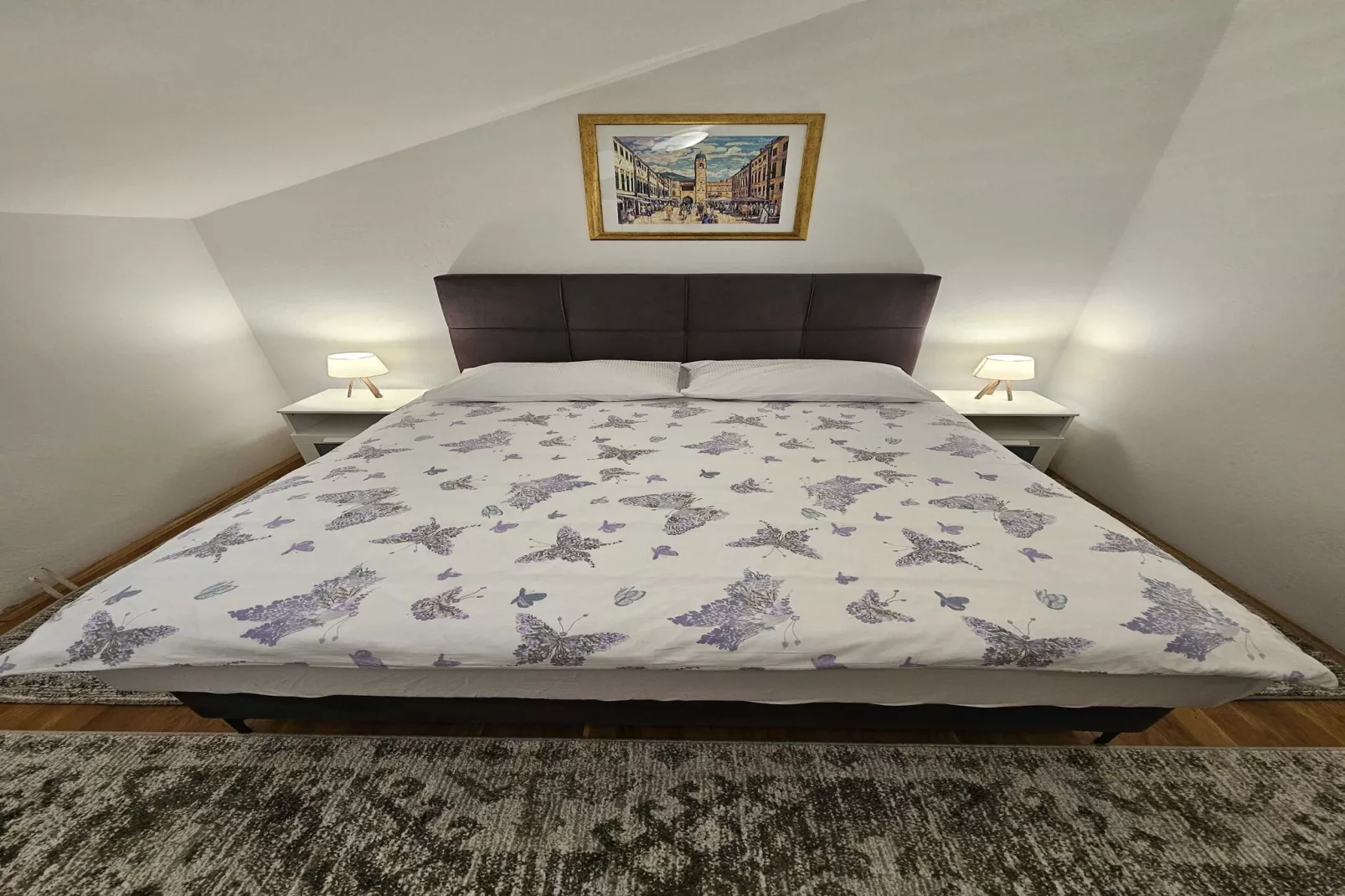 Apartment Kola - Two Bedroom Apartment with Balcony and Sea View (2) - Slaapkamer