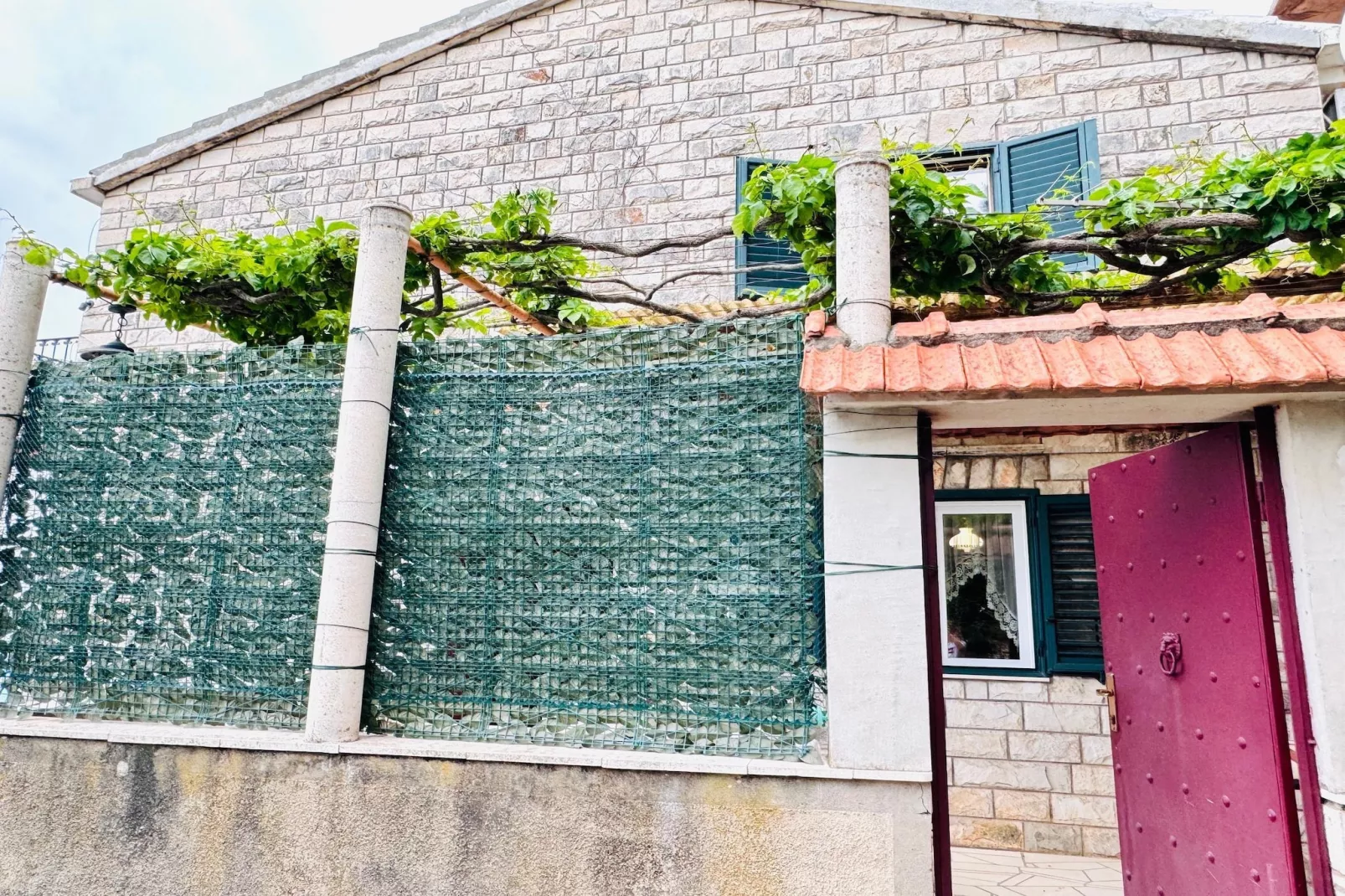 Dalmatian House-Buitenkant zomer