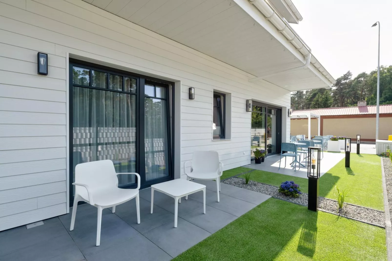 Apartament z tarasem na parterze-Terrasbalkon