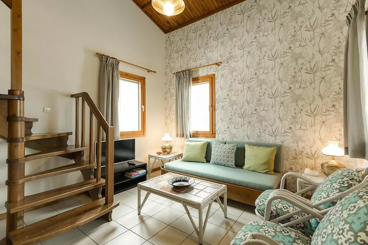 Holiday homes Trikorfo Beach, Gerakini-Panorama Junior, pax 2-4 - Woonkamer