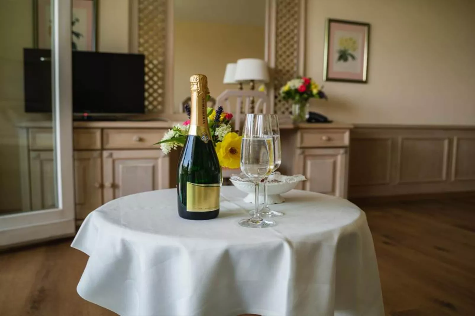 Haus am Kurpark - Studio 1 OG-Woonkamer