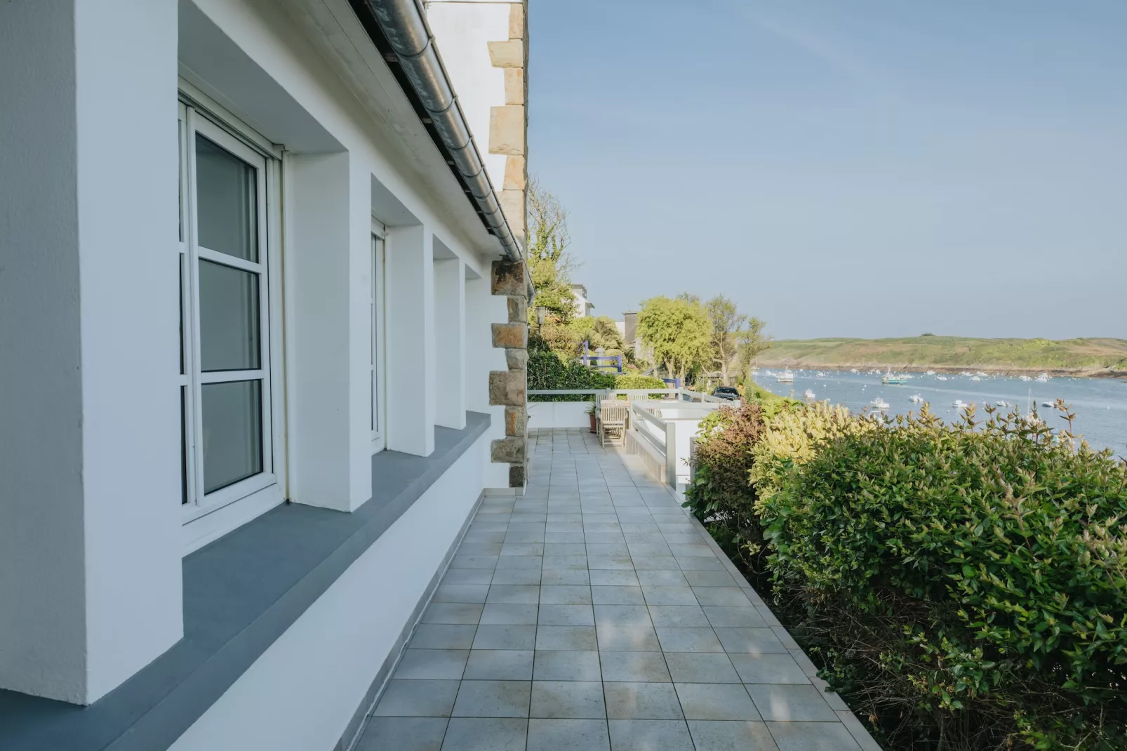 Maison de Vacances vue mer Le Conquet-Buitenkant zomer