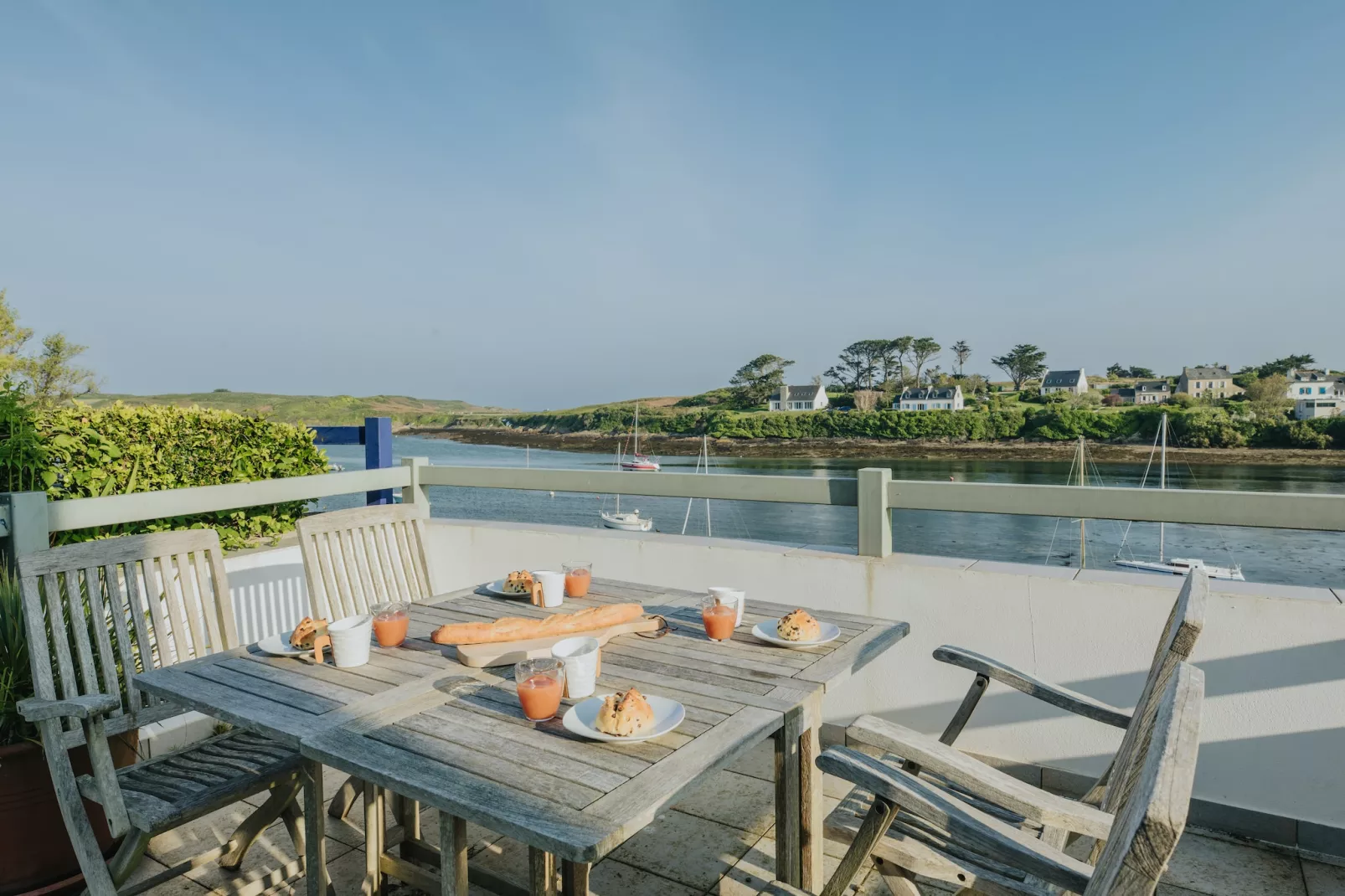 Maison de Vacances vue mer Le Conquet-Terrasbalkon