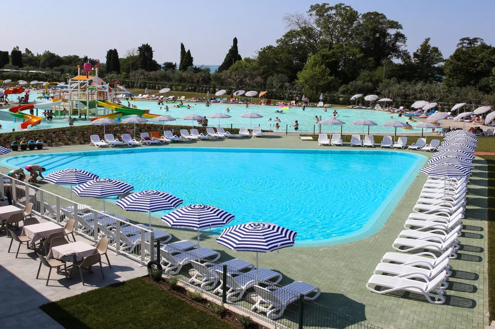 Sisan Family Resort Cisano di Bardolino - App 4 pax-Zwembad