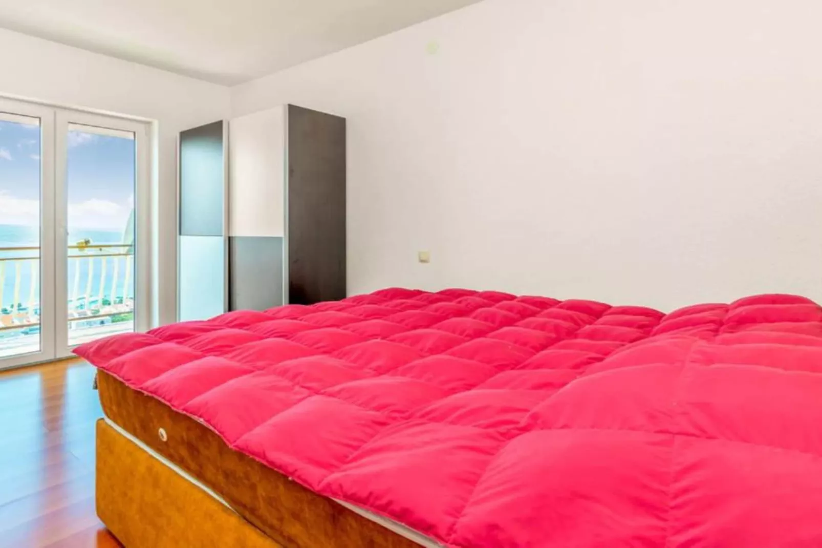 Apartments Panorama - Two Bedroom Apartment with  Terrace and Sea View (1)-Slaapkamer