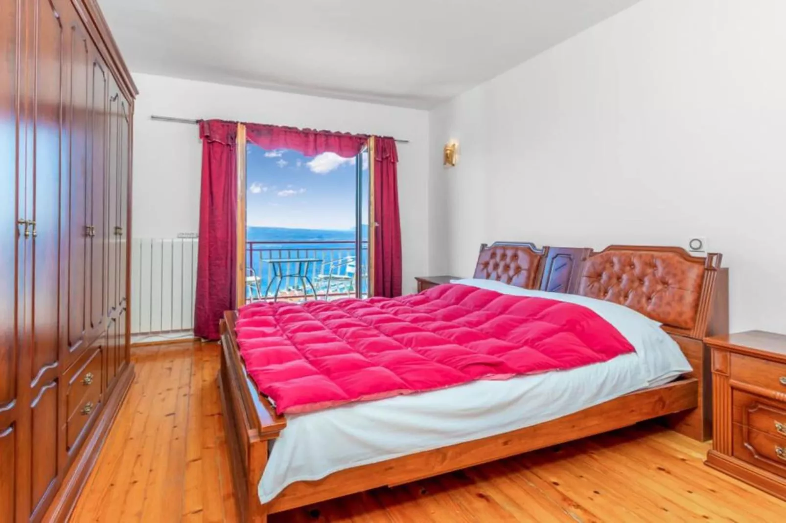 Apartments Panorama - Two Bedroom Apartment with  Terrace and Sea View (1)-Slaapkamer