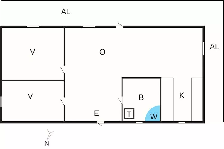 4 persoons vakantie huis in STRÖMSTAD - Plattegrond