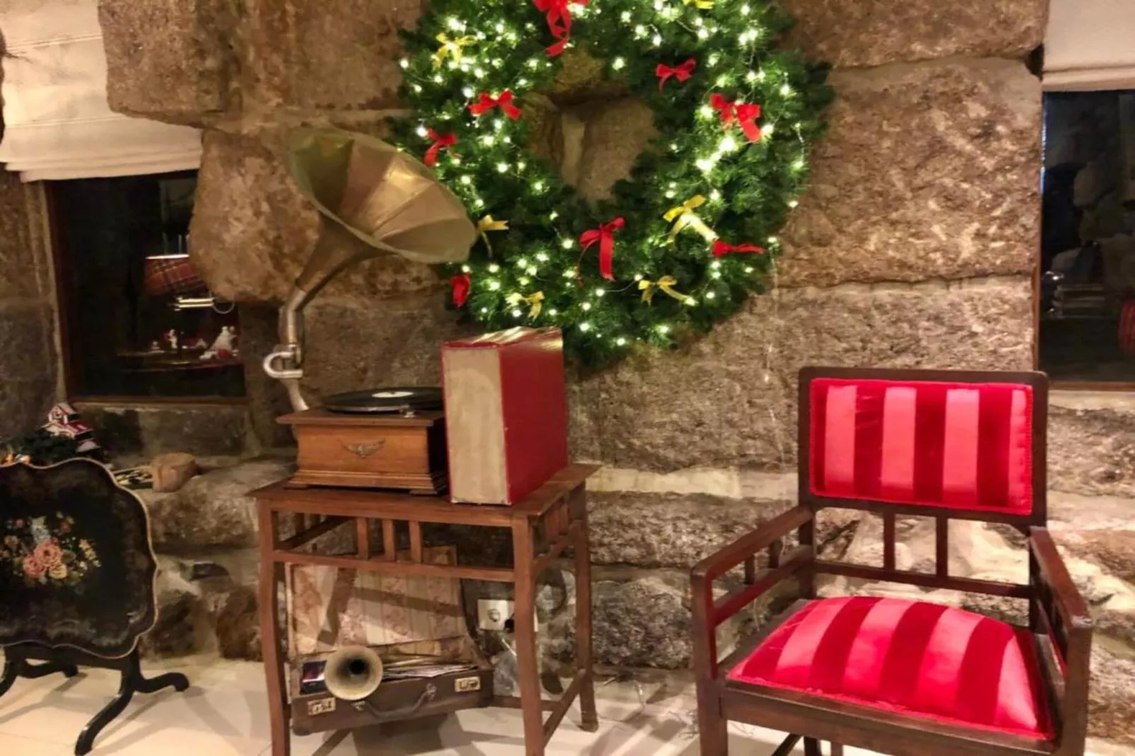 Casa da Ventozella/Triple Room with Private Bathroom-Woonkamer