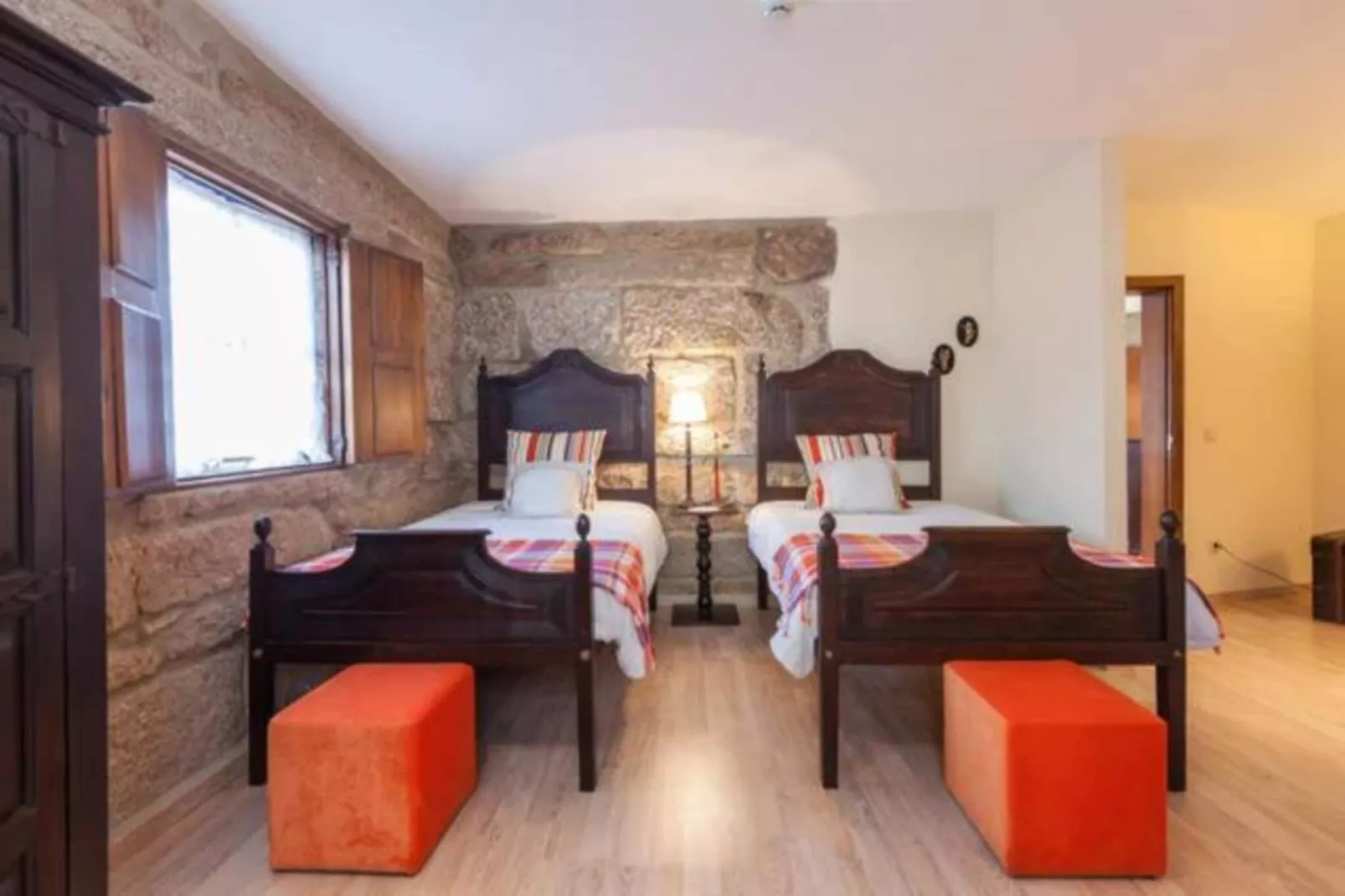 Casa da Ventozella/Triple Room with Private Bathroom-Slaapkamer