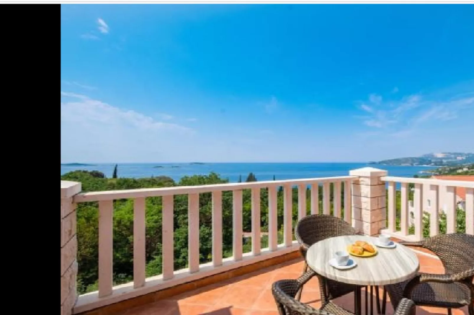 Villa Panorama Dubrovnik (S2) - Comfort Double Room with Balcony and Sea View-Terrasbalkon