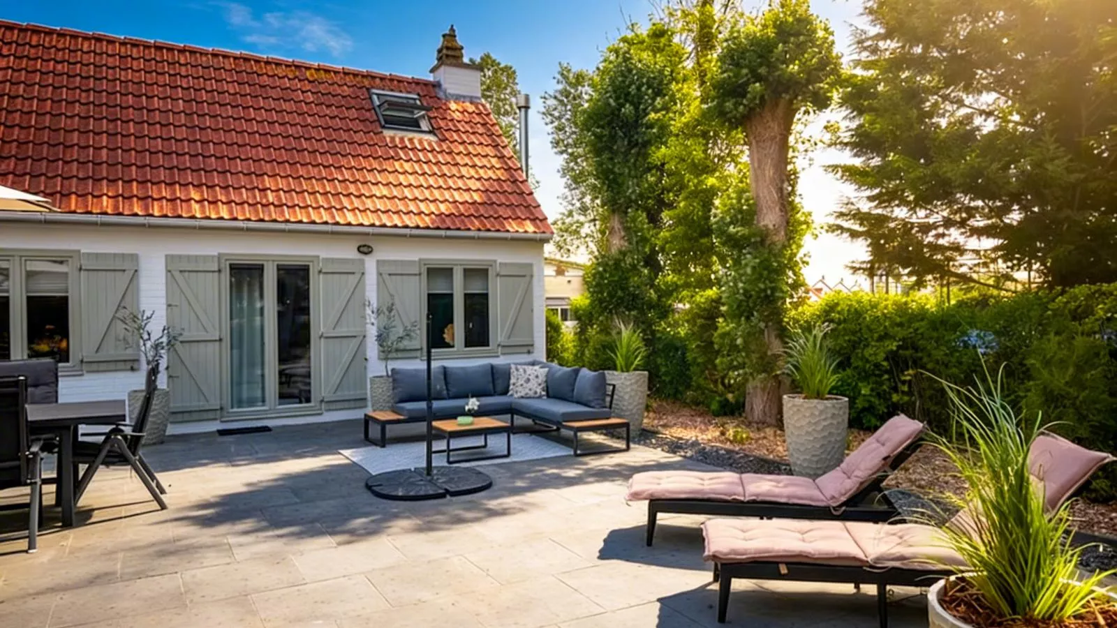 Villa Belle Haan-Tuinen zomer