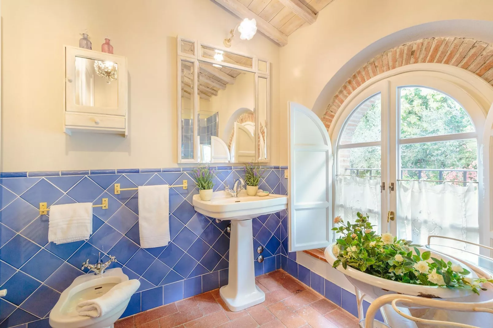 La Macina Farmhouse - Badkamer