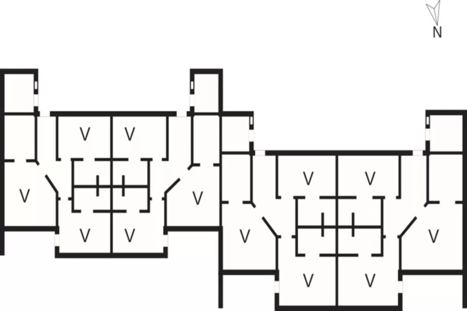 Business dobbeltværelse - Plattegrond