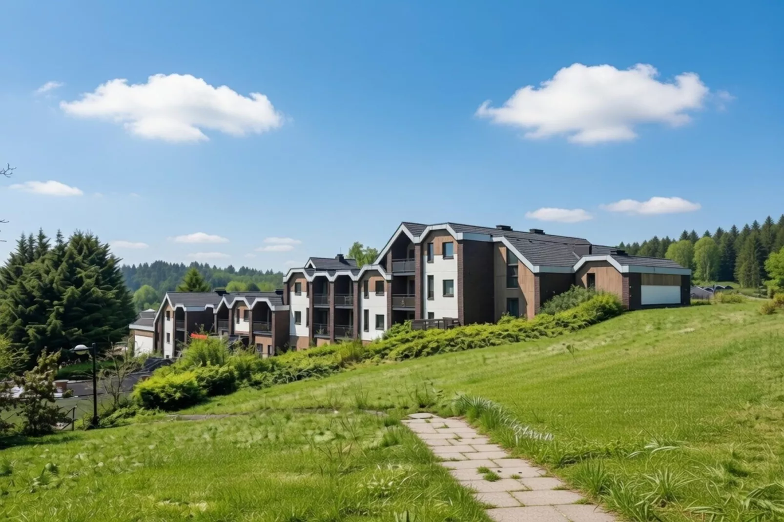 Apartment Ground Floor - Buitenkant zomer