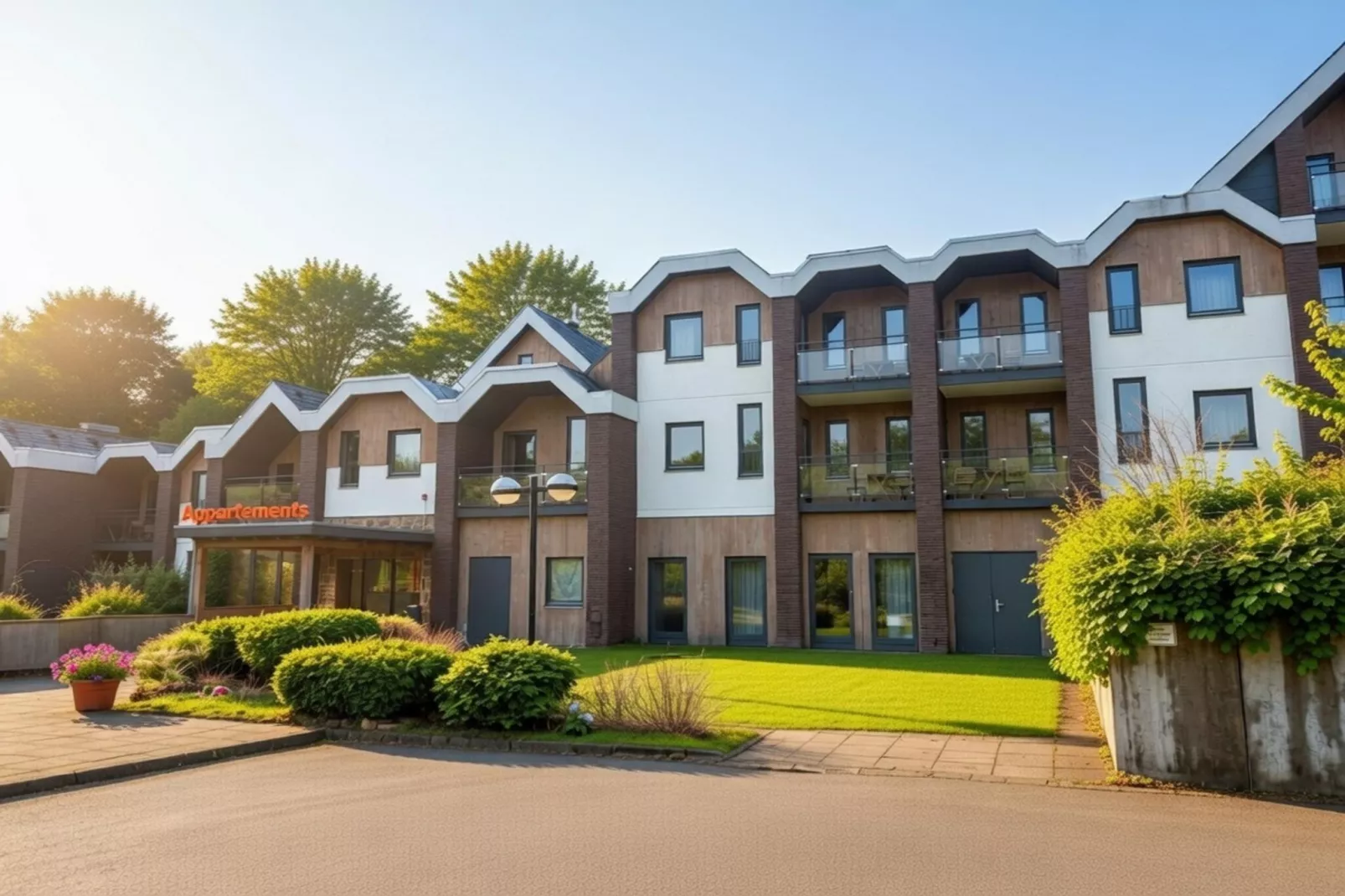 Apartment 4P - Basic - Buitenkant zomer