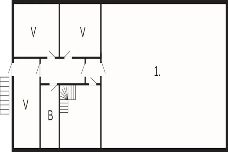 4 sterren vakantie huis in Tylstrup - Plattegrond
